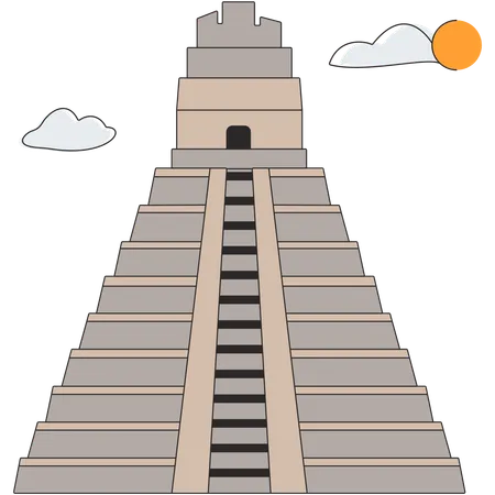 Guatemala – Tikal  Ilustração