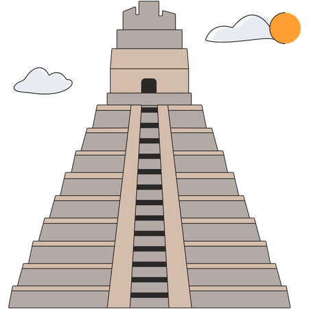 Guatemala - Tikal  Illustration