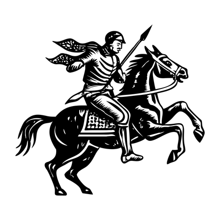 Guerrier indigène  Illustration