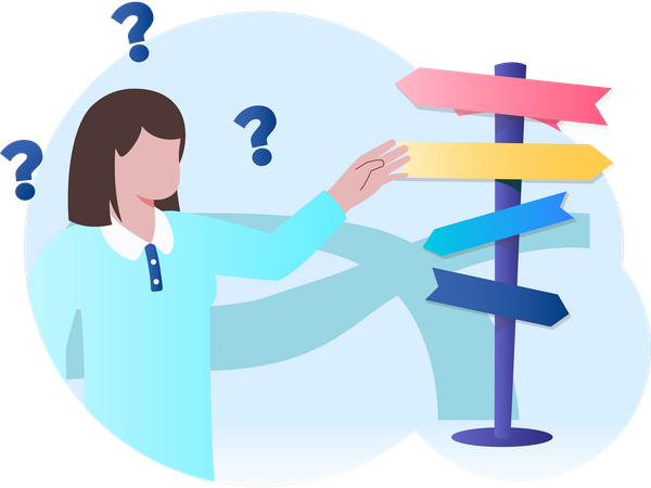 Guide de direction  Illustration