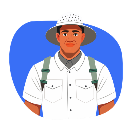 Guide Safari  Illustration