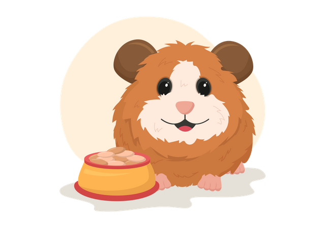 Guinea pig food  Illustration