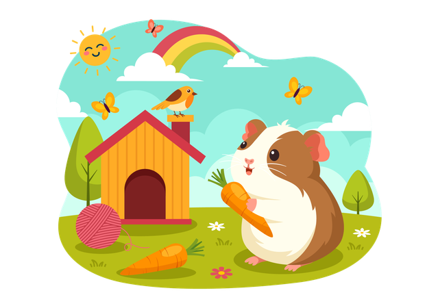 Guinea Pig  Illustration