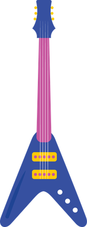 Guitare électrique  Illustration