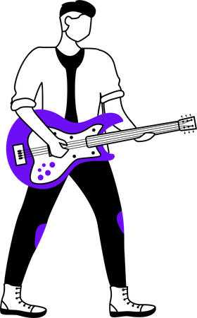 Guitarist Illustration