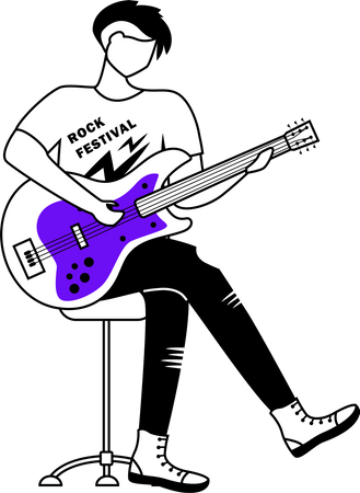 Guitarist  Illustration