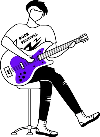 Guitarist  Illustration