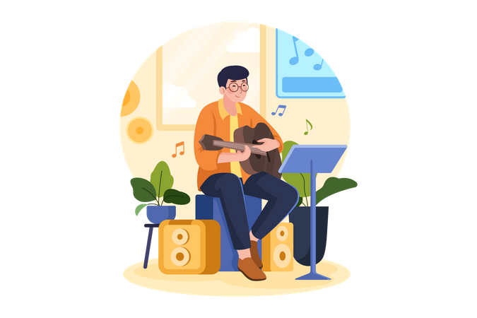 Guitarist  Illustration