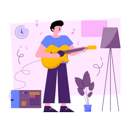 Guitarist  Illustration