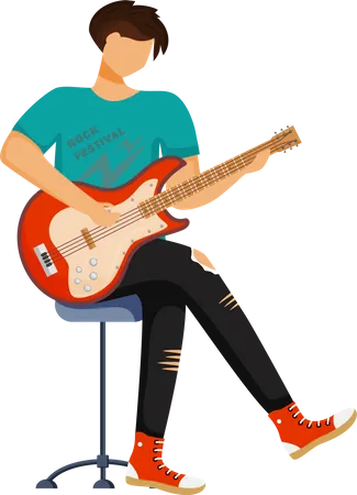 Guitariste  Illustration