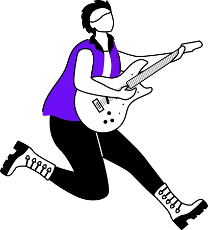 Guitariste  Illustration