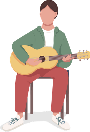 Guitariste  Illustration