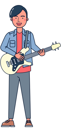 Guitariste  Illustration