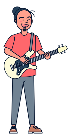 Guitariste  Illustration