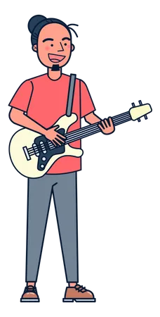 Guitariste  Illustration