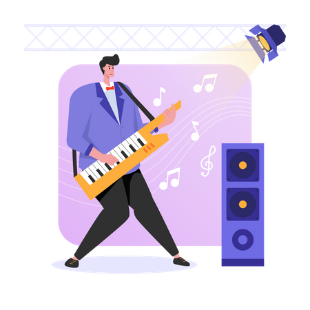 Guitariste  Illustration