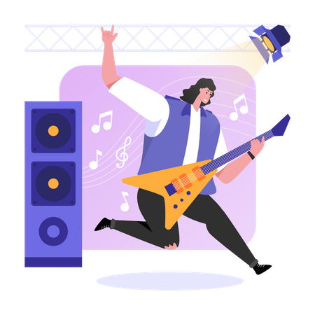 Guitariste  Illustration