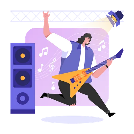 Guitariste  Illustration