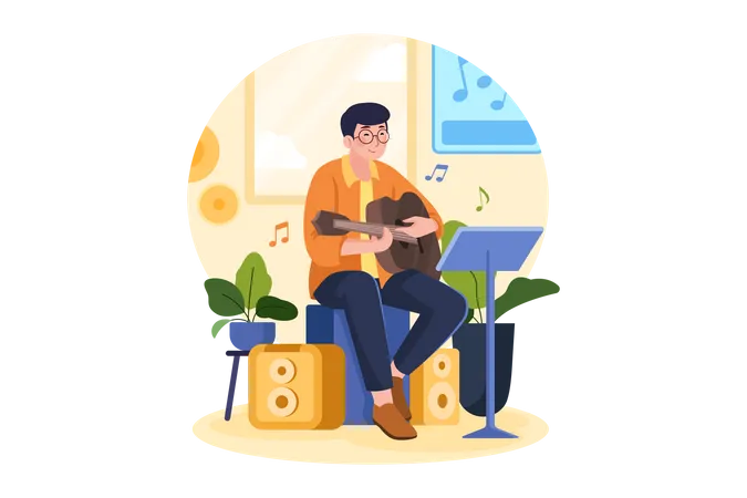 Guitariste  Illustration