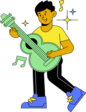 Guitariste  Illustration