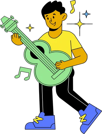 Guitariste  Illustration