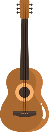 Guitarra acustica  Ilustración