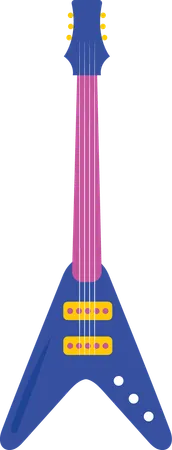 Guitarra electrica  Ilustración