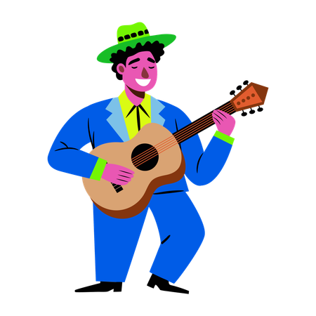 Guitarrista  Ilustración