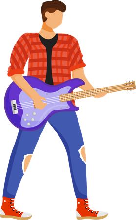 Guitarrista  Ilustração