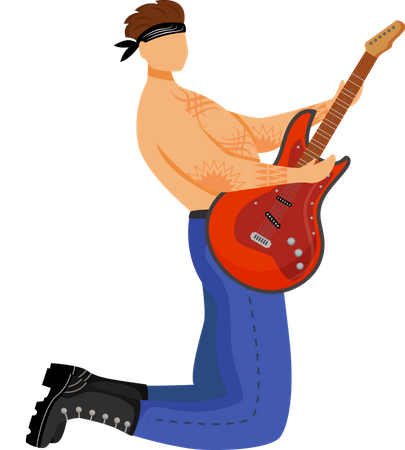 Guitarrista  Ilustración