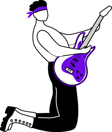 Guitarrista  Ilustración