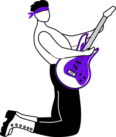 Guitarrista  Ilustración