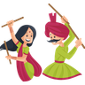 illustration gujarati couple