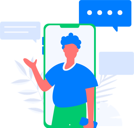 Guys having creative code idea  Illustration