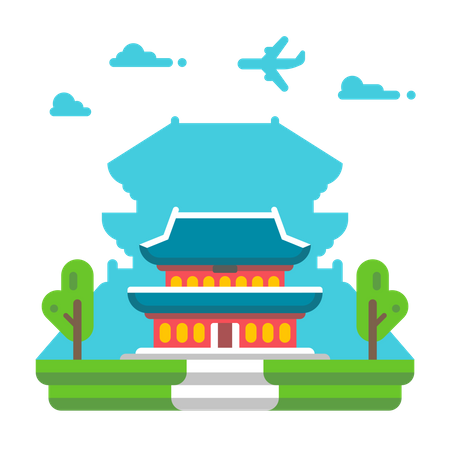 Gyeongbokgung Palace  Illustration