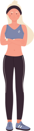 Gym Instructor  Illustration