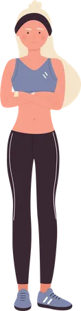 Gym Instructor  Illustration