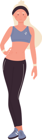 Gym Instructor  Illustration