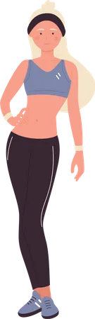 Gym Instructor  Illustration