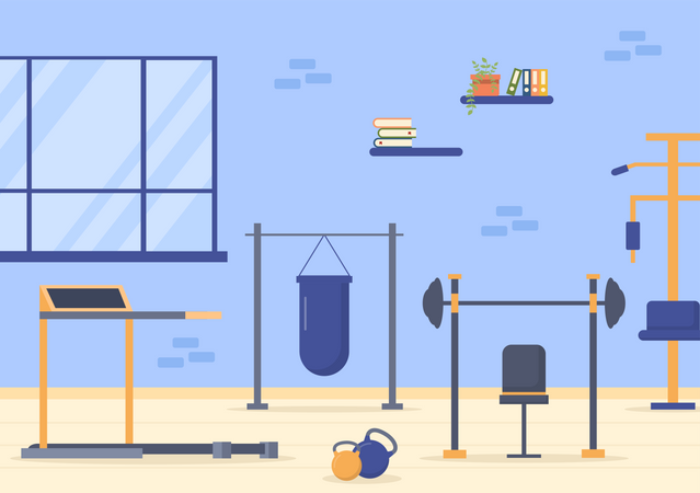 Gym room Illustration