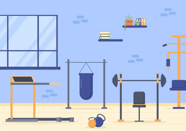 Gym room  Illustration