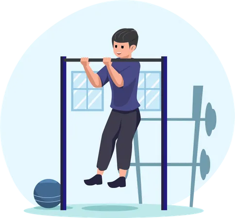Gym Workout  Illustration