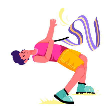 Gymnast  Illustration
