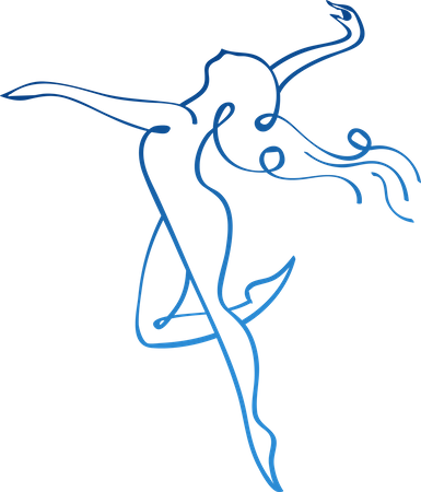 Gymnaste féminine  Illustration