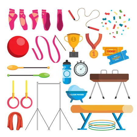 Gymnastic Accessories  Illustration