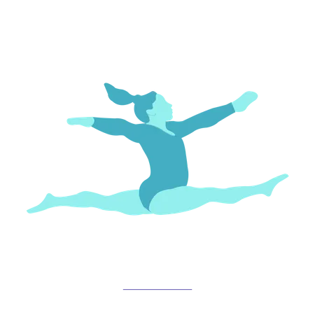 Gymnastics Illustration