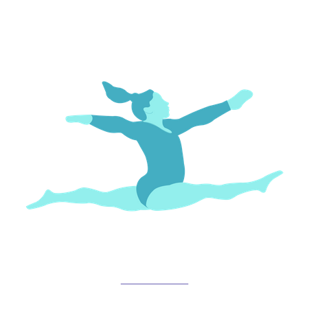 Gymnastik  Illustration