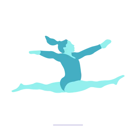 Gymnastik  Illustration
