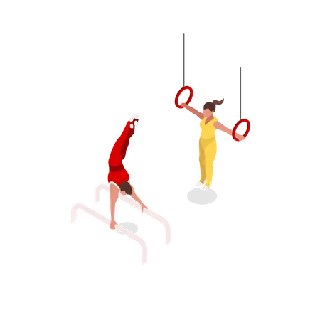 Gymnastique  Illustration