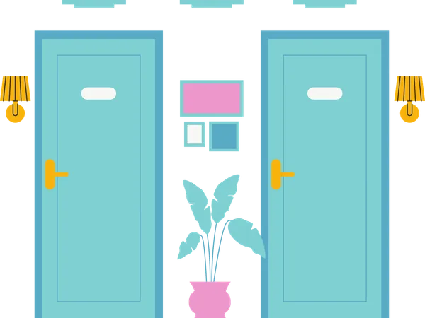 Habitación de hotel  Ilustración